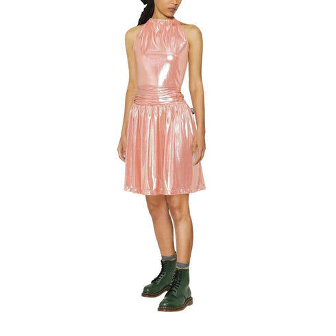 Abito Donna con scollo all'americana e nodo Pesca LOVE MOSCHINO- Francavilla Moda